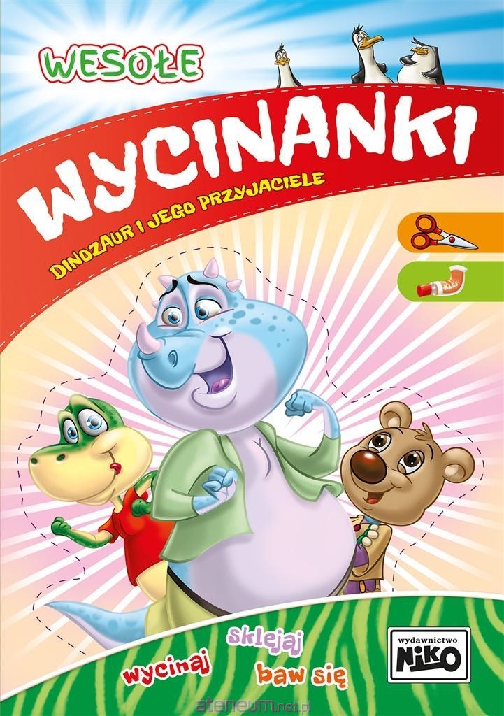 WESOŁE WYCINANKI. DINOZAUR I JEGO PRZYJACIELE