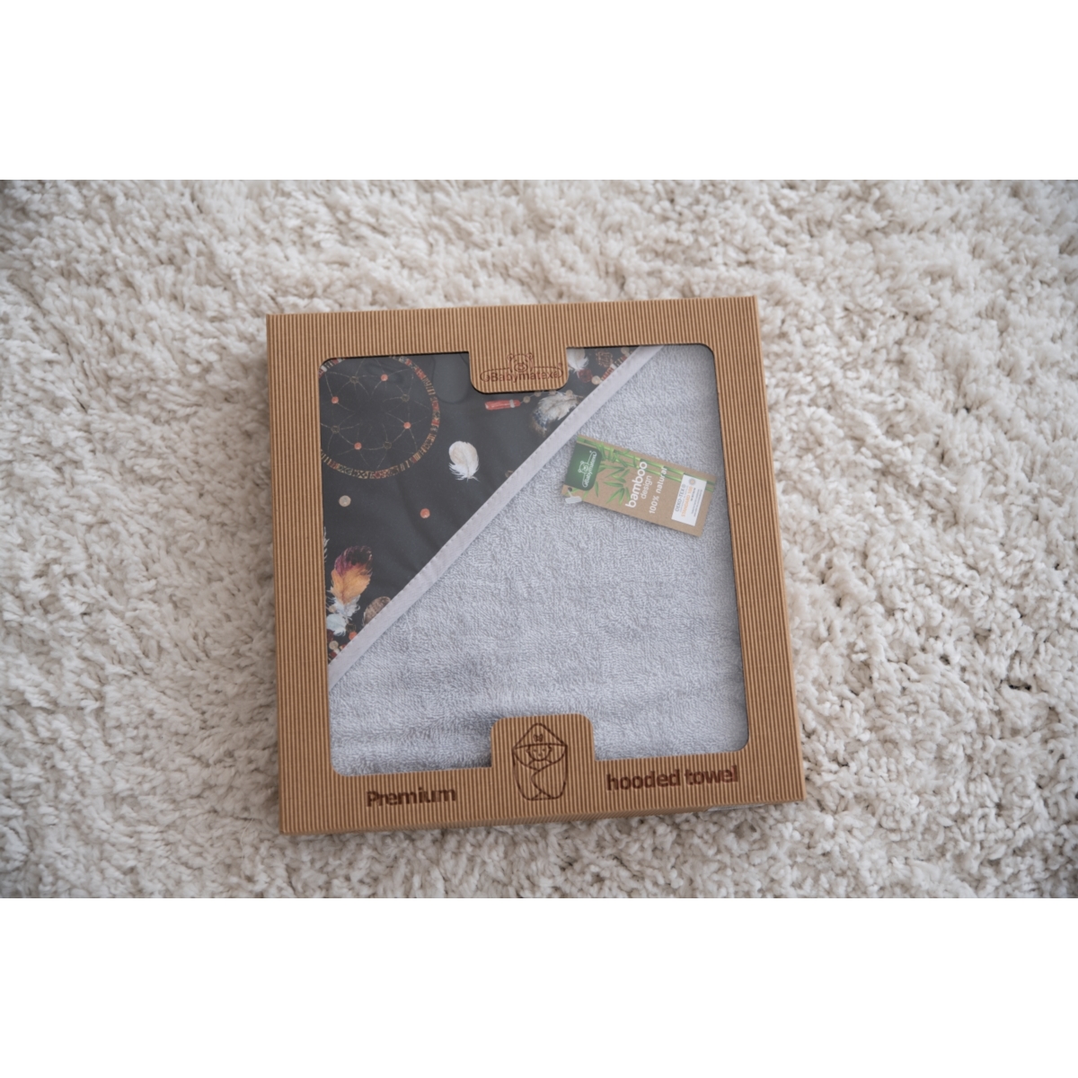 BABY MATEX KĄPIELOWE OKRYCIE BAMBOO 100X100