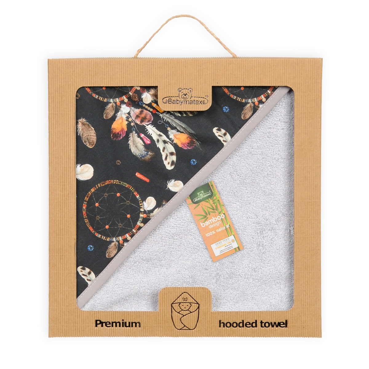 BABY MATEX KĄPIELOWE OKRYCIE BAMBOO 100X100