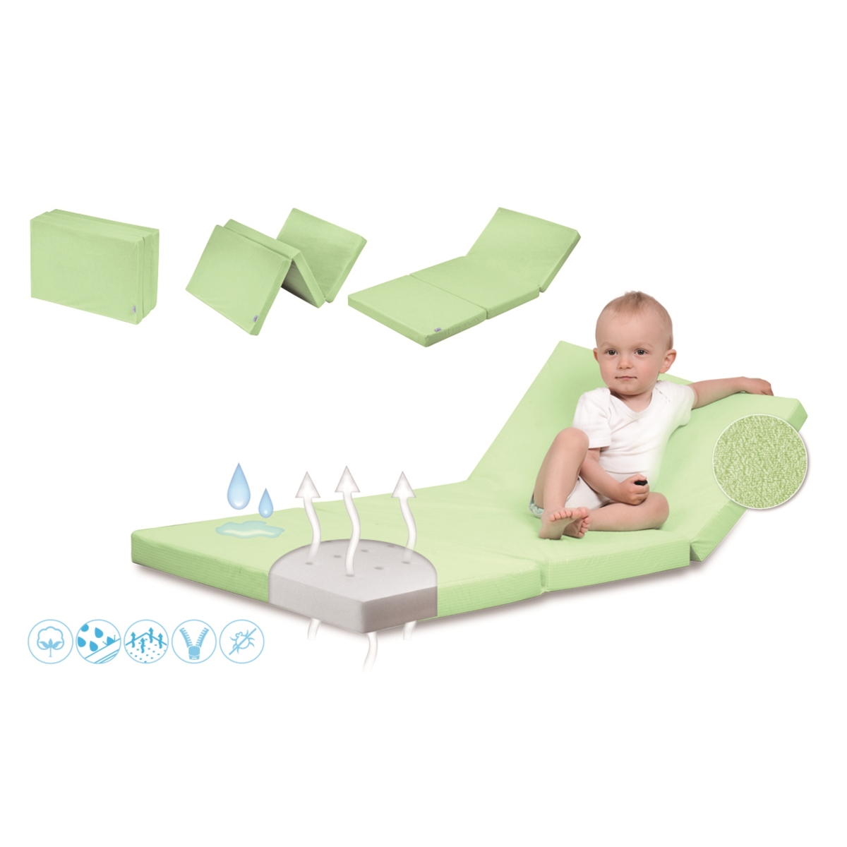 MATEX MATERAC REHABILITACYJNY RESSI 120X60X6