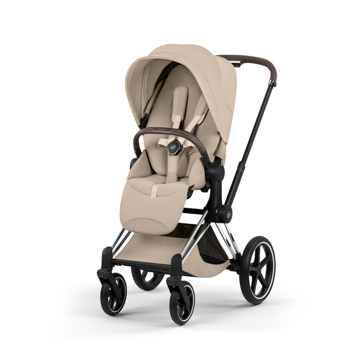 CYBEX PRIAM 5.0 STYLE COZY BEIGE CHROME BROWN 2W1