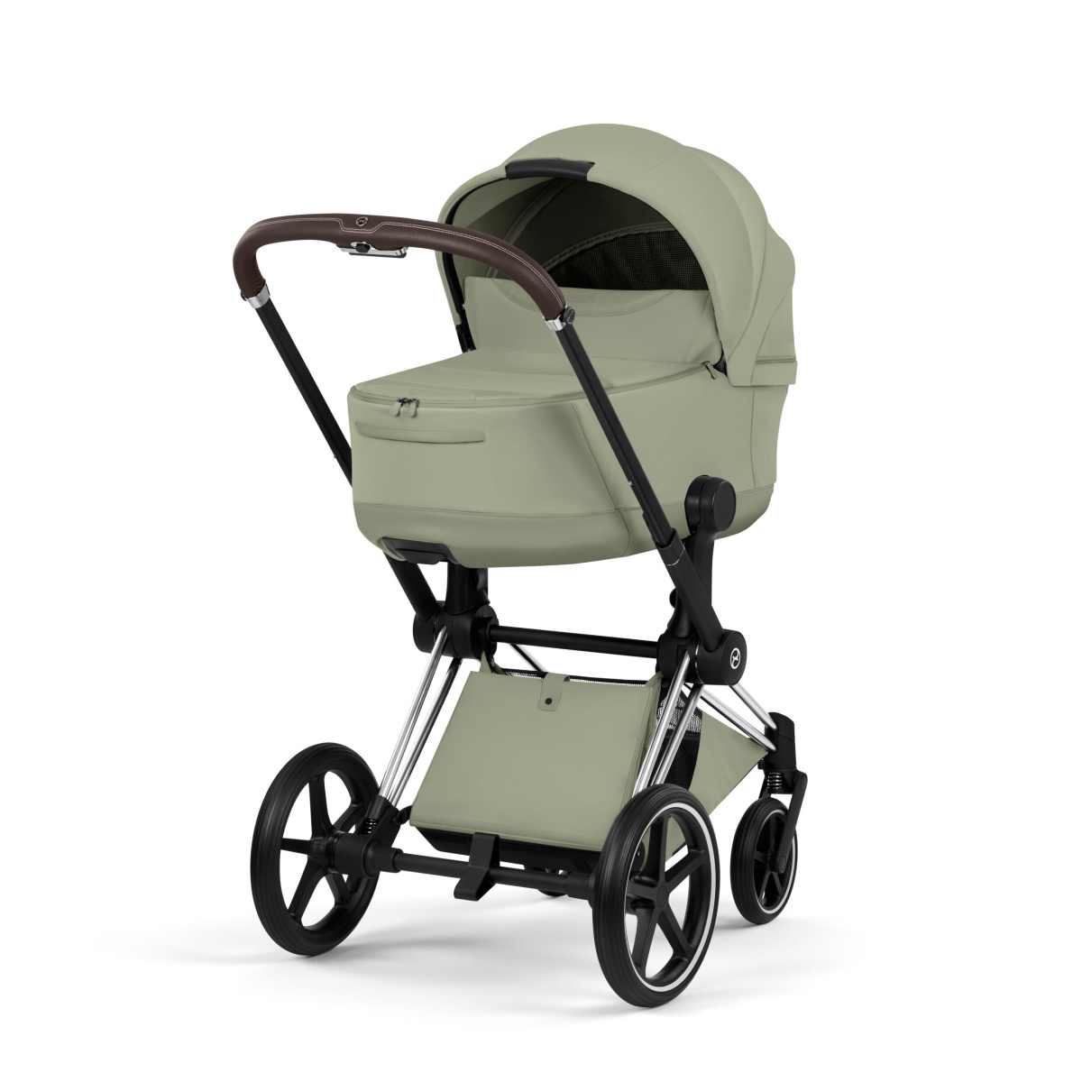 CYBEX PRIAM 5.0 STYLE SAGE GREEN CHROME BROWN 2W1