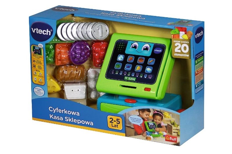 VTECH CYFERKOWA KASA SKLEPOWA
