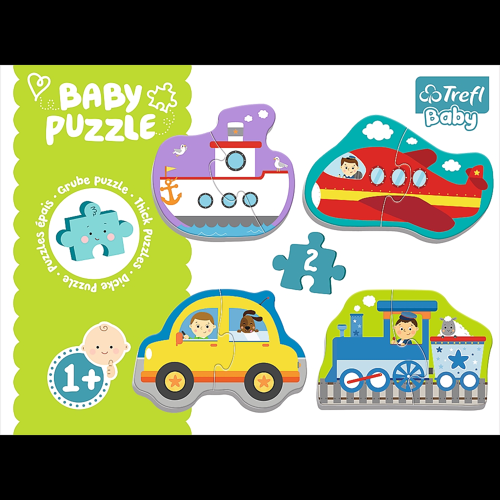 PUZZLE BABY CLASSIC POJAZDY TRANSPORTOWE