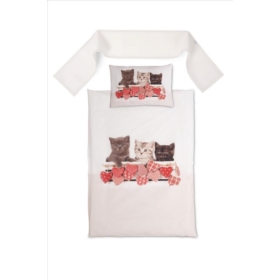 BABY MATEX  POŚCIEL 3 EL HAPPY KOTKI