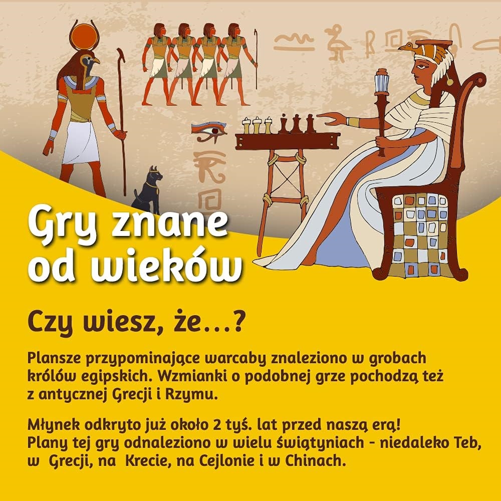 Gra Planszowa Warcaby i Młynek Trefl 01681