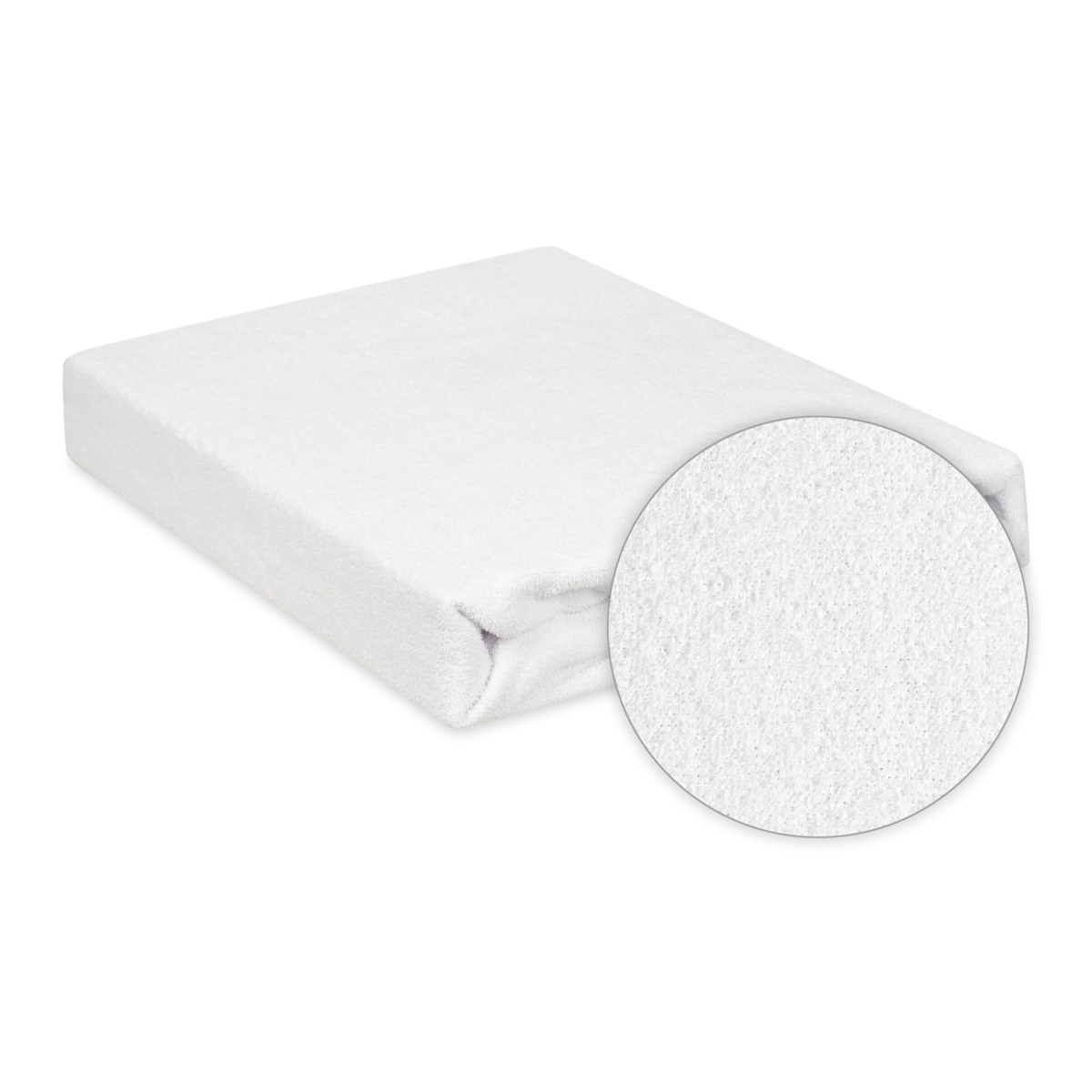 BABY MATEX PRZEŚCIERADŁO FROTTE Z GUMĄ PREMIUM BIA