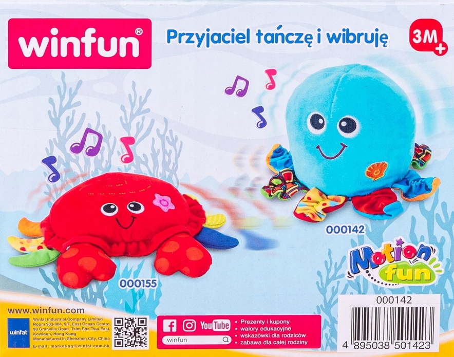 WINFUN OŚMIORNICA TAŃCZĘ I WIBRUJE