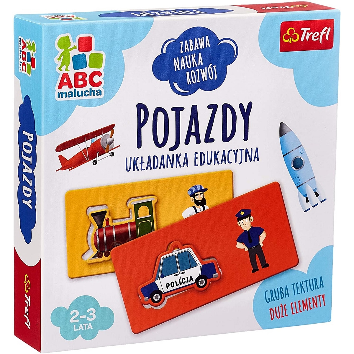 Gra Edukacyjna Pojazdy z Serii ABC Malucha Trefl 0