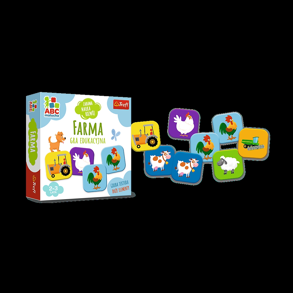Gra Farma z Serii ABC Malucha Trefl 01944