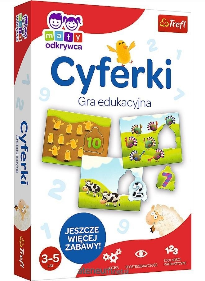 Gra edukacyjna Cyferki z Serii Mały Odkrywca Trefl