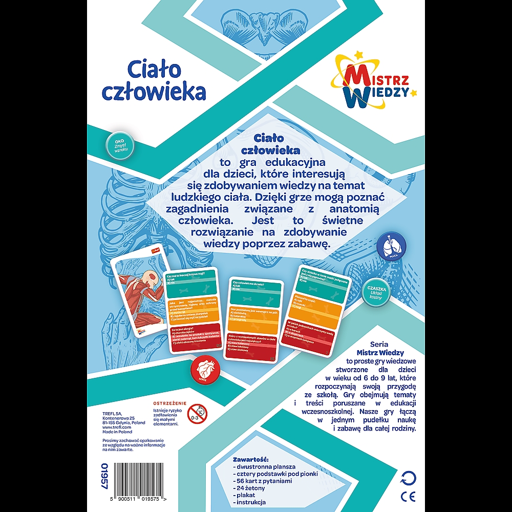 Gra Edukacyjna Ciało człowieka/ Mistrz Wiedzy Tref