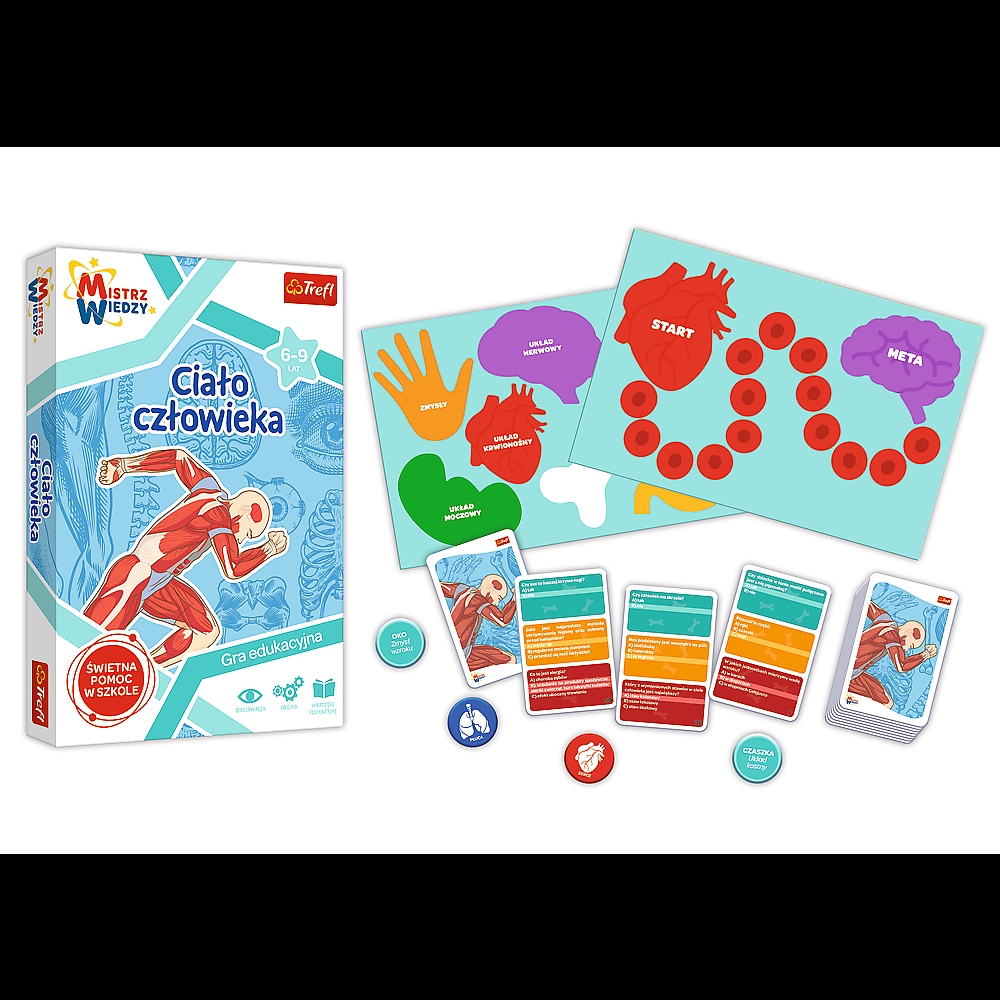 Gra Edukacyjna Ciało człowieka/ Mistrz Wiedzy Tref