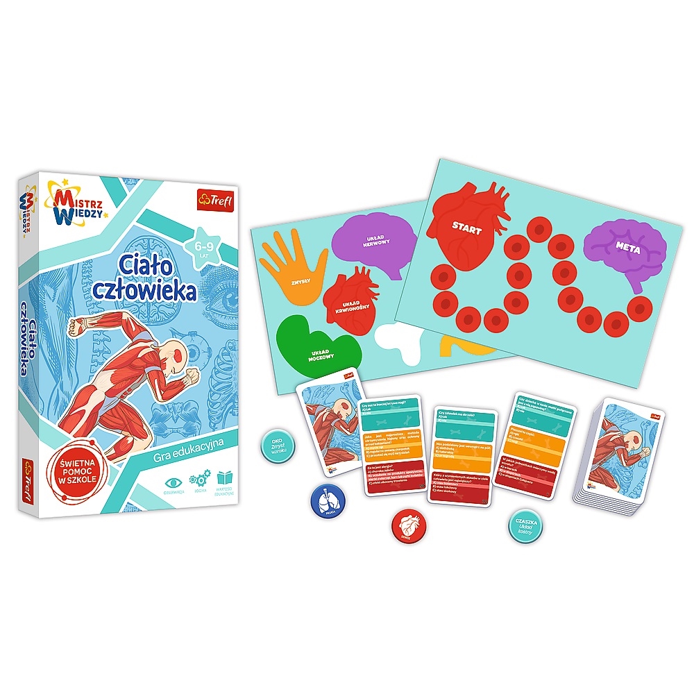 Gra Edukacyjna Ciało człowieka/ Mistrz Wiedzy Tref