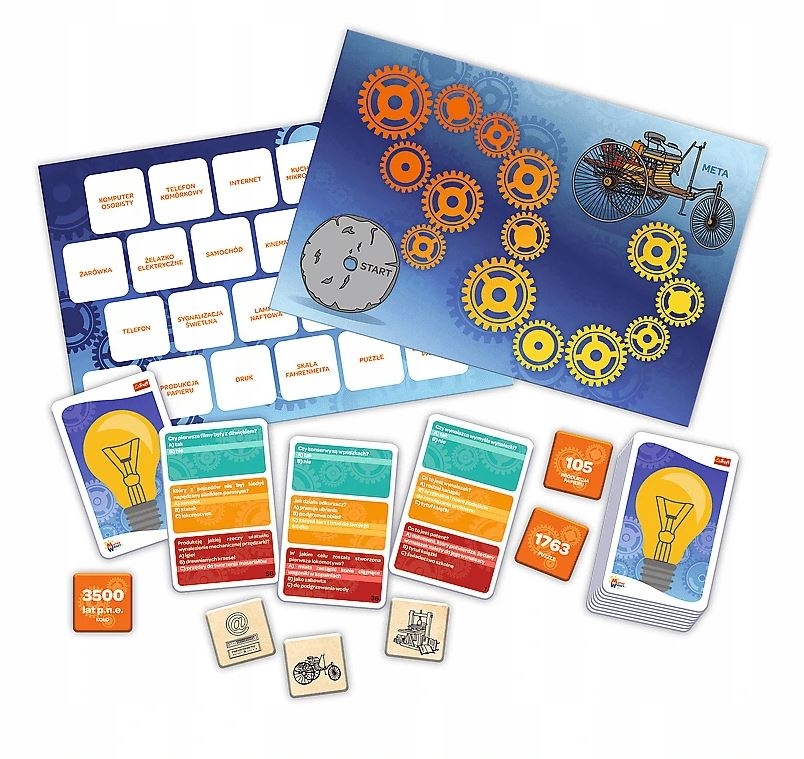 Gra Wynalazki z Serii Mistrz Wiedzy Trefl 01958