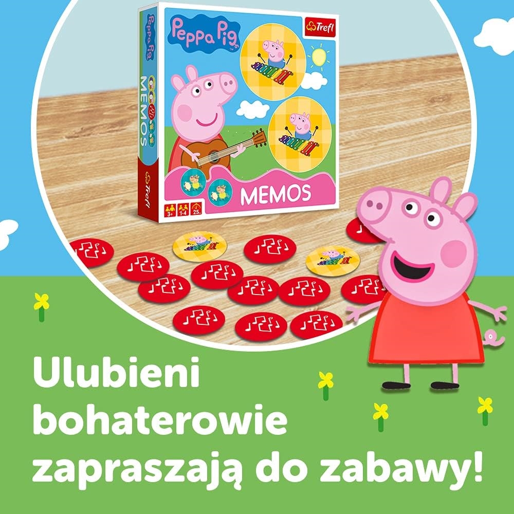 Gra Memos Świnka Peppa Trefl 01893