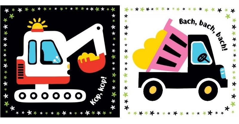 KSIĄŻECZKA KONTRASTOWA MOJE POJAZDY