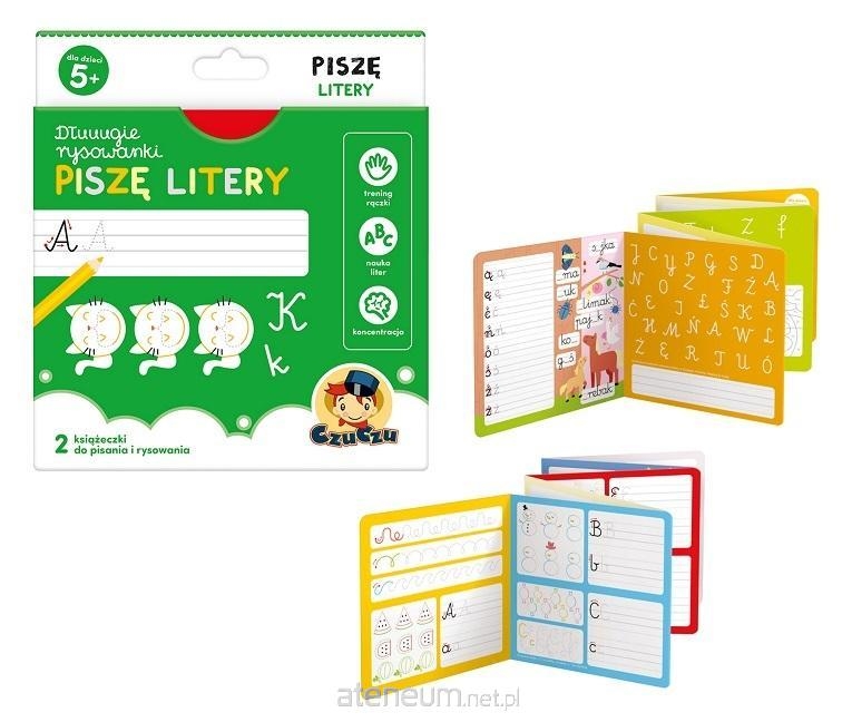 CZUCZU DŁUGIE RYSOWANKI PISZĘ LITERY