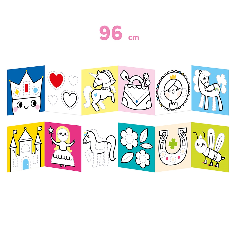 CZUCZU DŁUUUGIE RYSOWANKI BAŚNIOWA KRAINA 3+