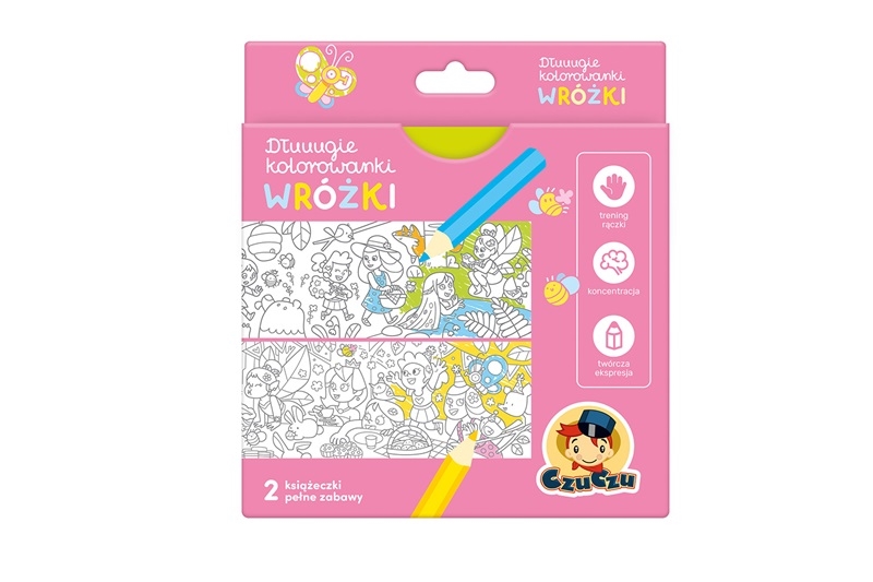 CZUCZU DŁUUUGIE KOLOROWANKI WRÓŻKI