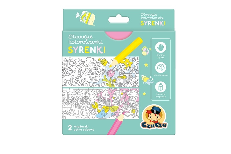 CZUCZU DŁUUUGIE KOLOROWANKI SYRENKI