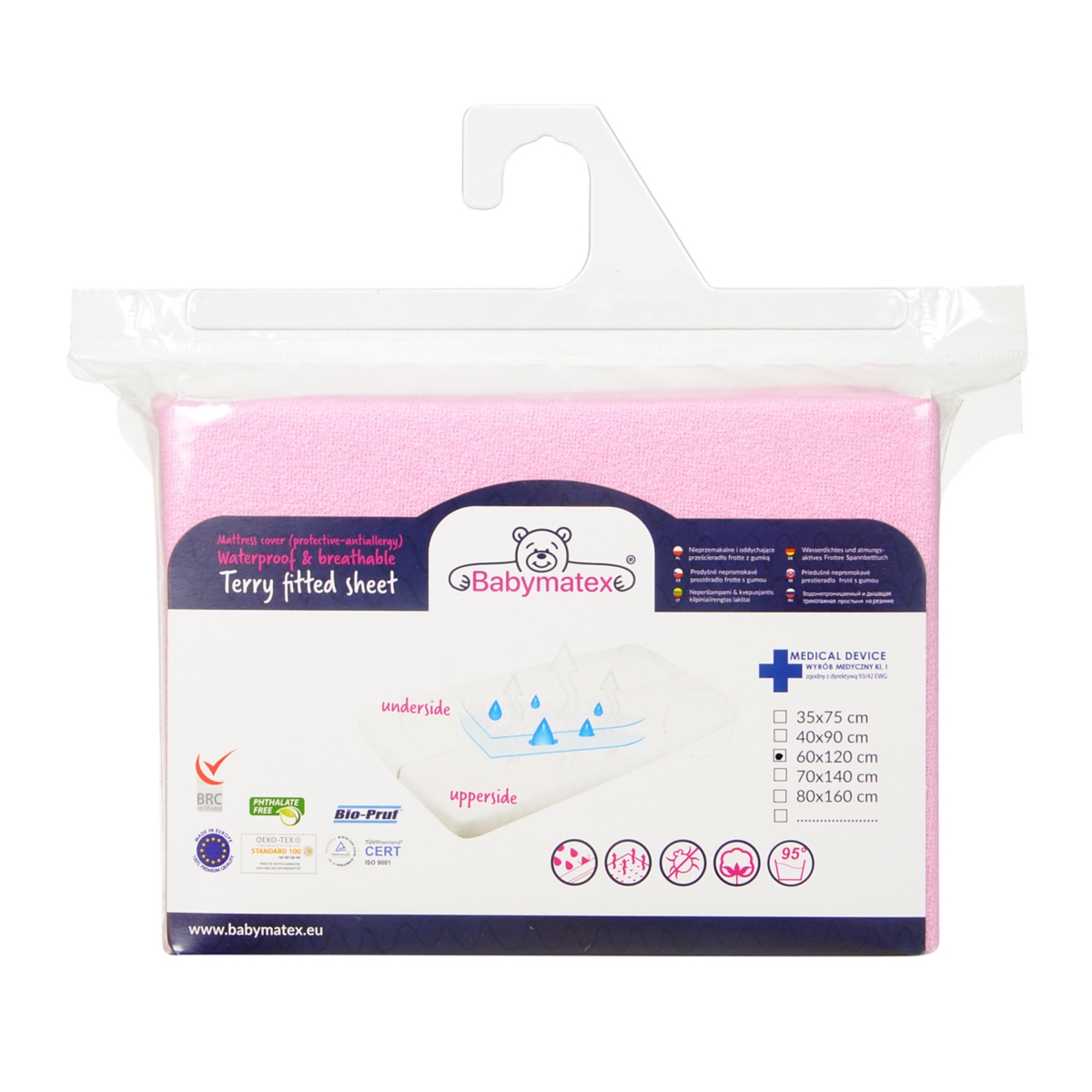 BABY MATEX PODKŁAD HIGIENICZNY PRZEŚCIERADŁO