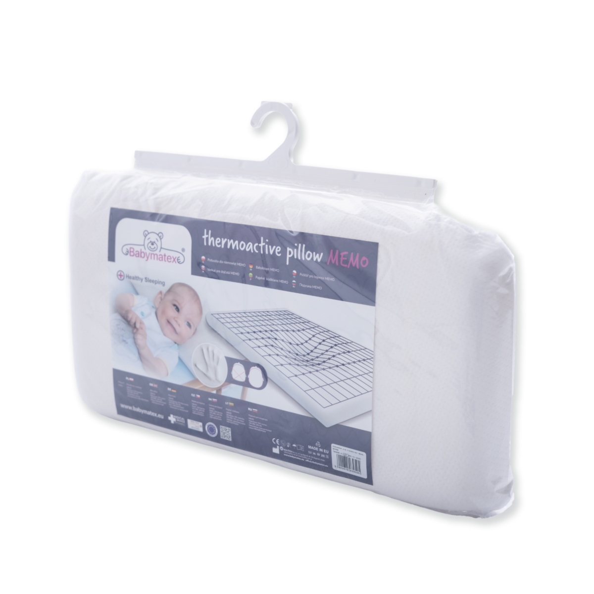 BABYMATEX PODUSZKA DLA NIEMOWLAT MEMO 50X26