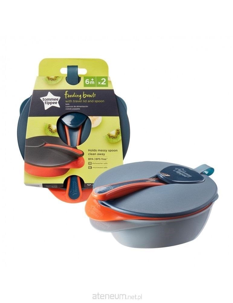 TOMMEE TIPPEE MISECZKA 2SZT Z ŁYŻECZKĄ