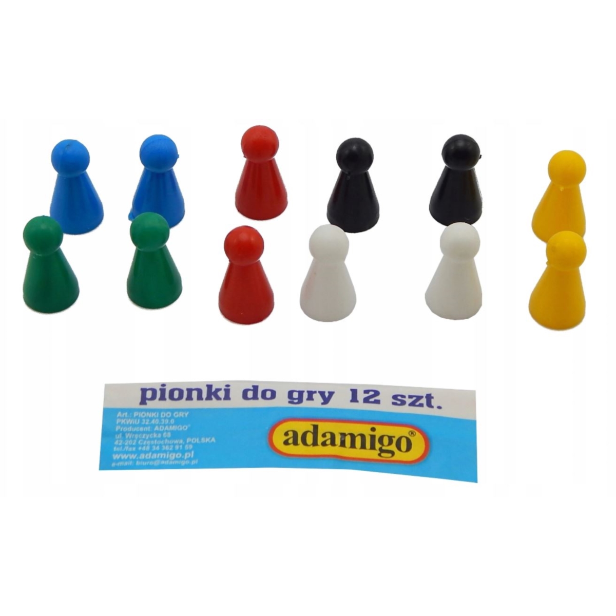 PIONKI DO GRY KPL. 12SZT