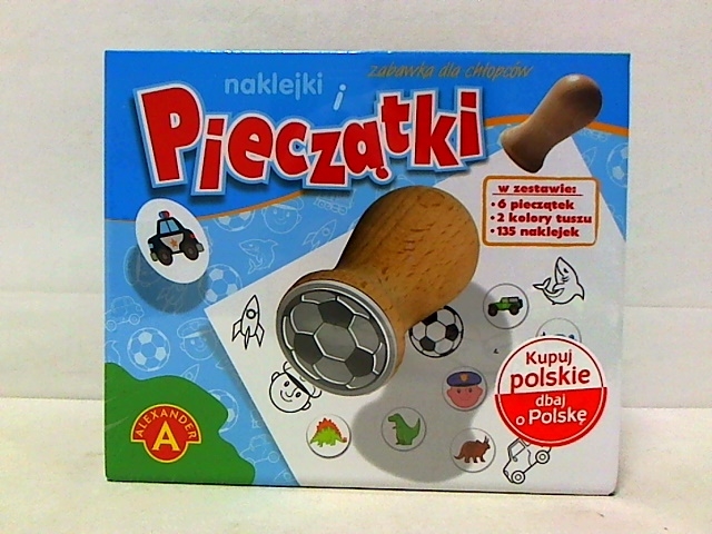 PIECZĄTKI I NAKLEJKI ZABAWKA DLA CHŁOPCÓW
