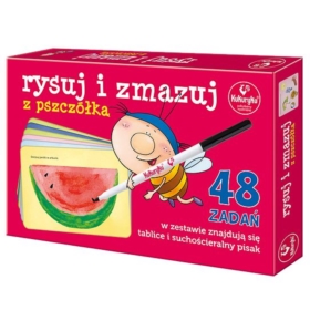 Rysuj i zmazuj z pszczółką - 48 zadań 61984