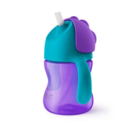 AVENT KUBEK Z SŁOMKĄ 9M+, 200ML GIRL 796/02