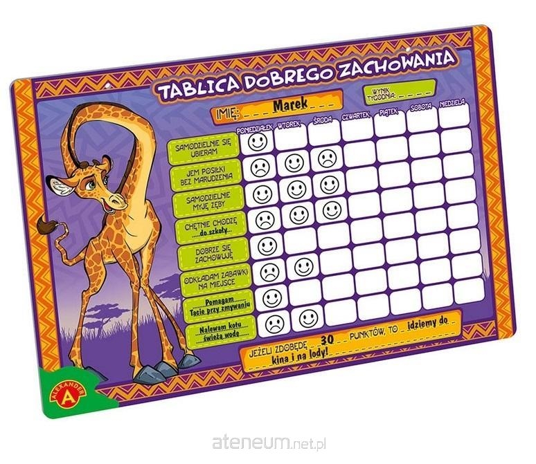 TABLICA DOBREGO ZACHOWANIA MAŁA