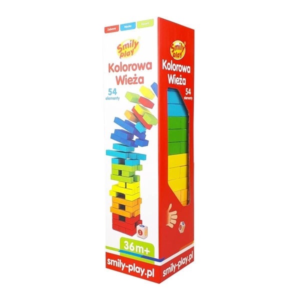 KOLOROWA WIEŻA SMILY