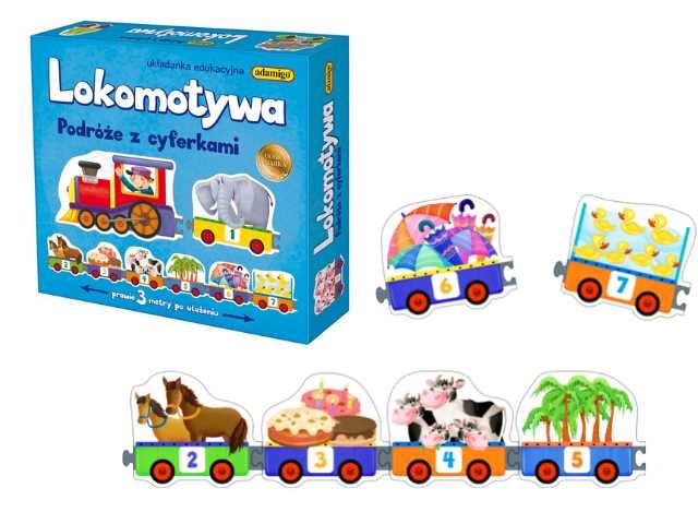 Lokomotywa - Podróże z cyferkami 07202