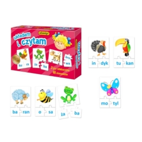 Układam i czytam - gra edukacyjna 06618