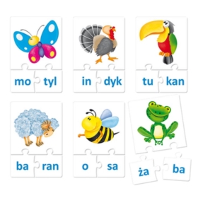 Układam i czytam - gra edukacyjna 06618
