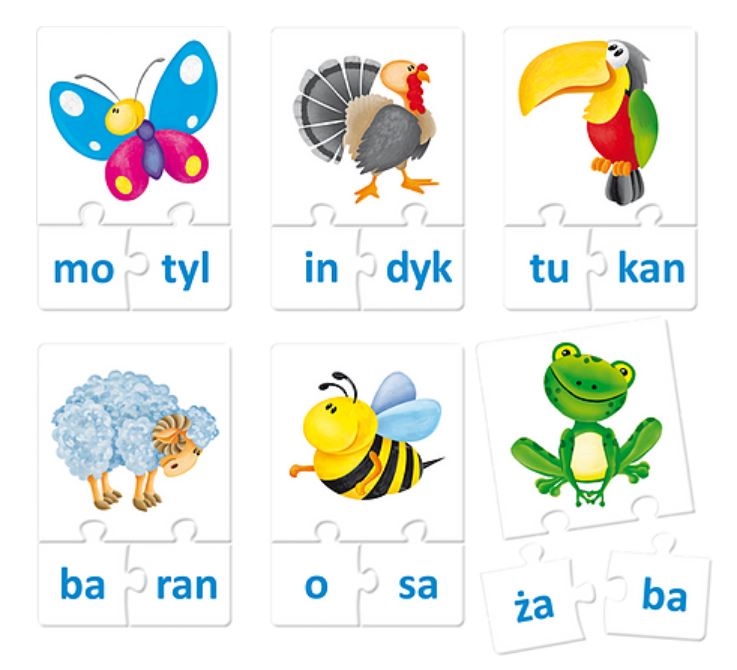 Układam i czytam - gra edukacyjna 06618