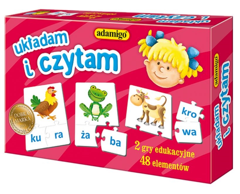 Układam i czytam - gra edukacyjna 06618