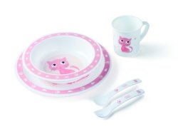 CANPOL PLASTIKOWY ZESTAW OBIADOWY KOTEK