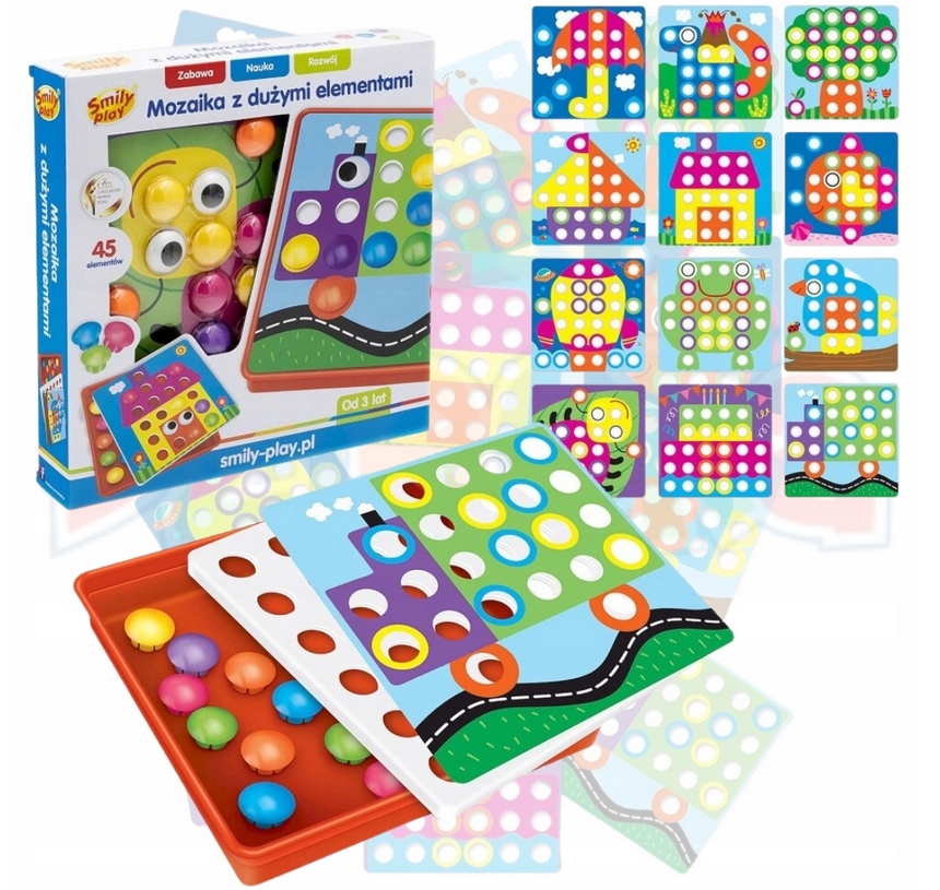 MOZAIKA Z DUŻYMI ELEMENTAMI
