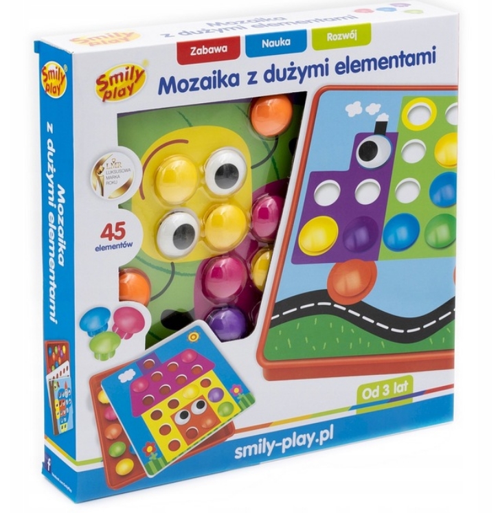 MOZAIKA Z DUŻYMI ELEMENTAMI