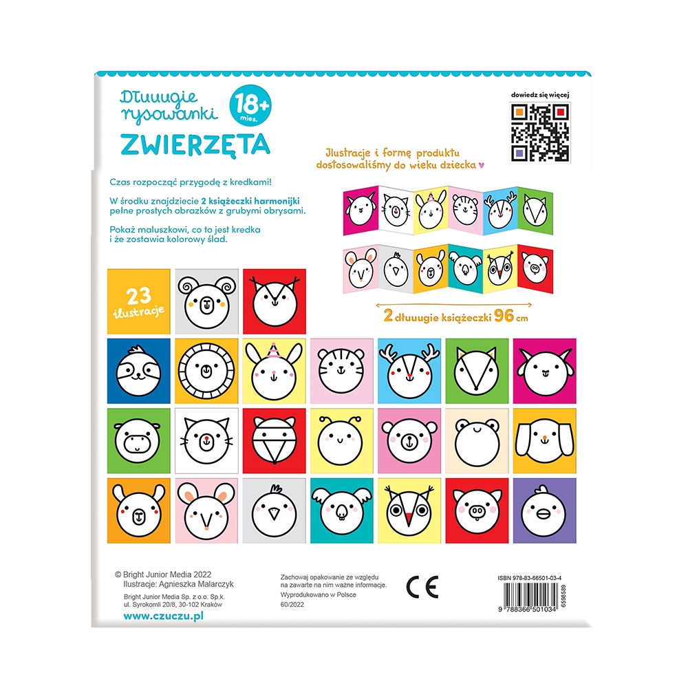 CZUCZU DŁUGIE RYSOWANKI ZWIERZĘTA