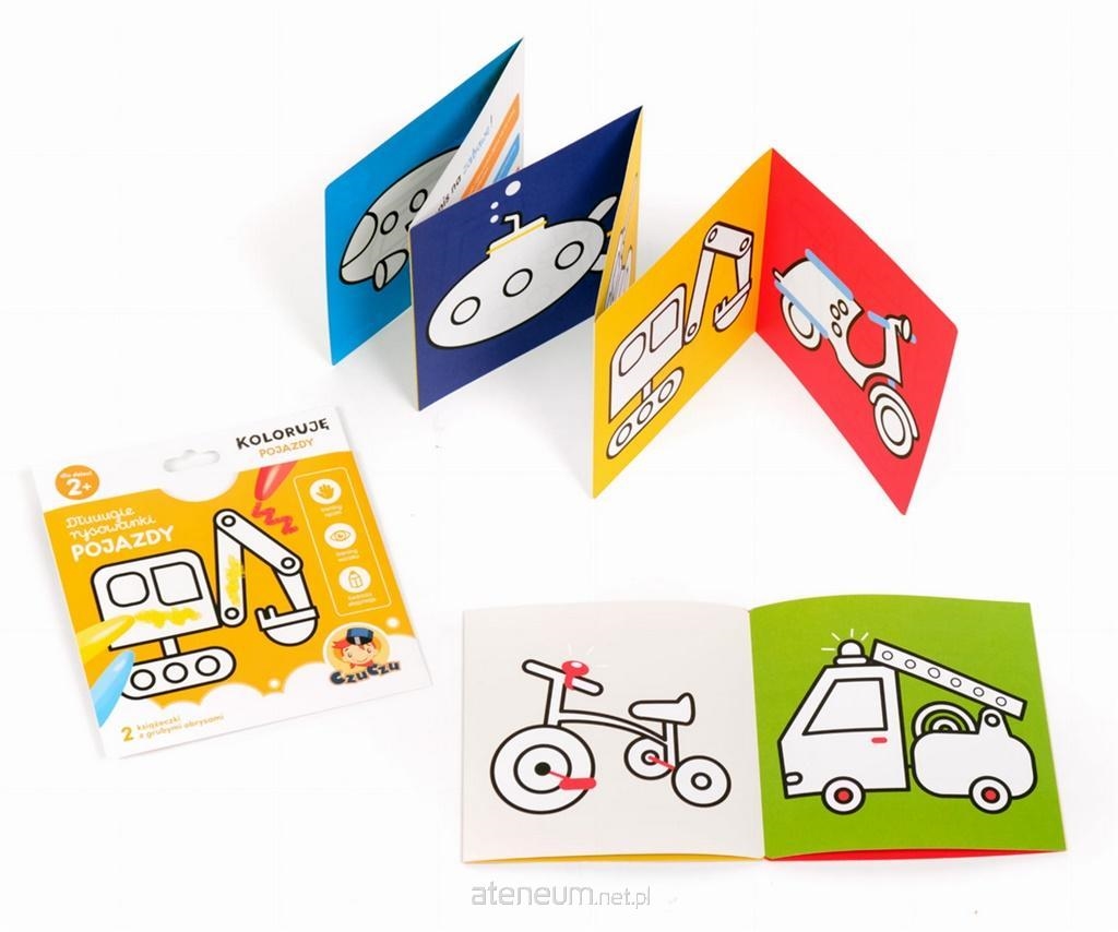 CZUCZU DŁUGIE RYSOWANKI POJAZDY KOLORUJĘ