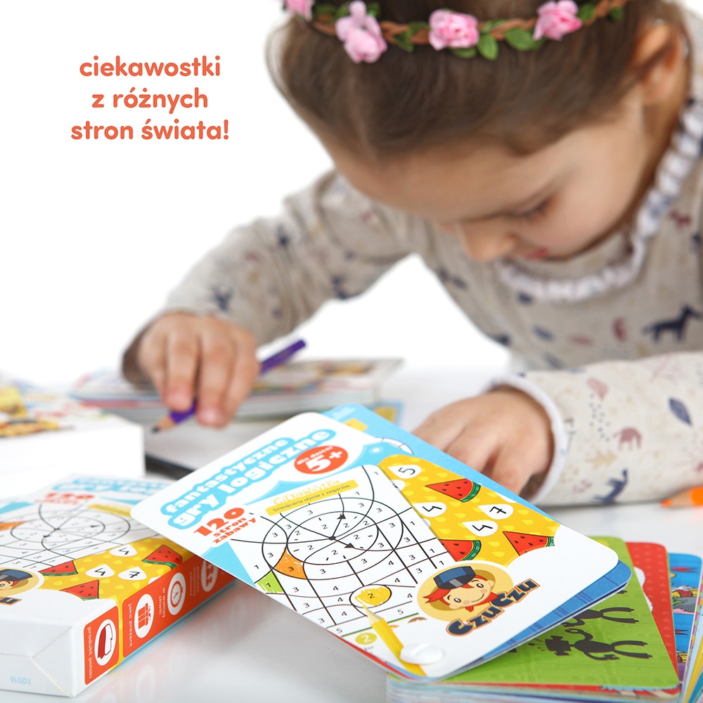 CZUCZU FANTASTYCZNE GRY LOGICZNE 5+