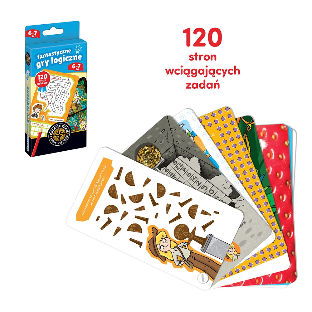 CZUCZU FANTASTYCZNE GRY LOGICZNE 6-7 LAT