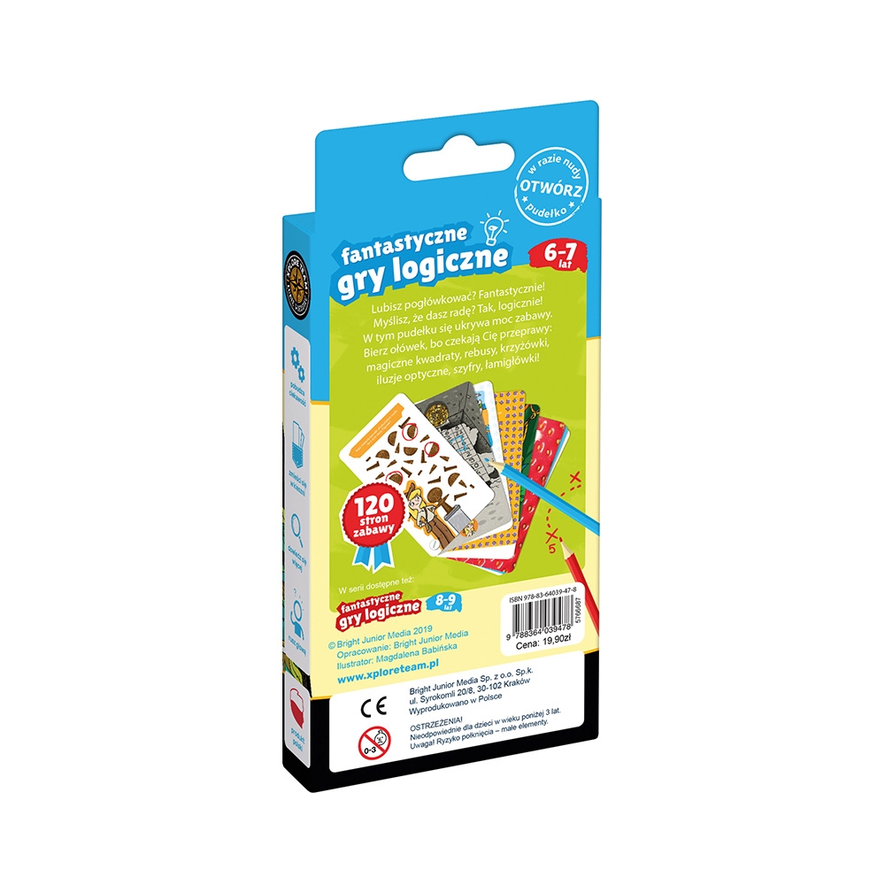 CZUCZU FANTASTYCZNE GRY LOGICZNE 6-7 LAT