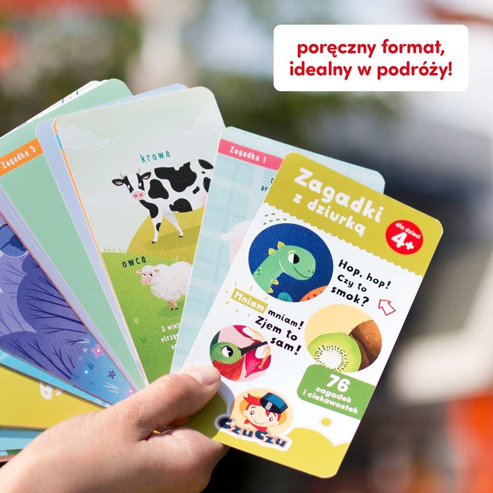 CZUCZU ZAGADKI Z DZIURKĄ 4+