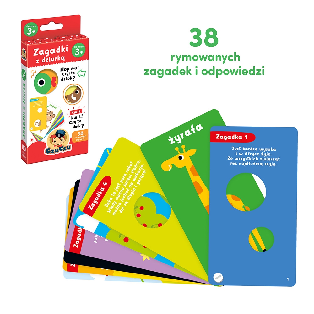 CZUCZU ZAGADKI Z DZIURKĄ 3+