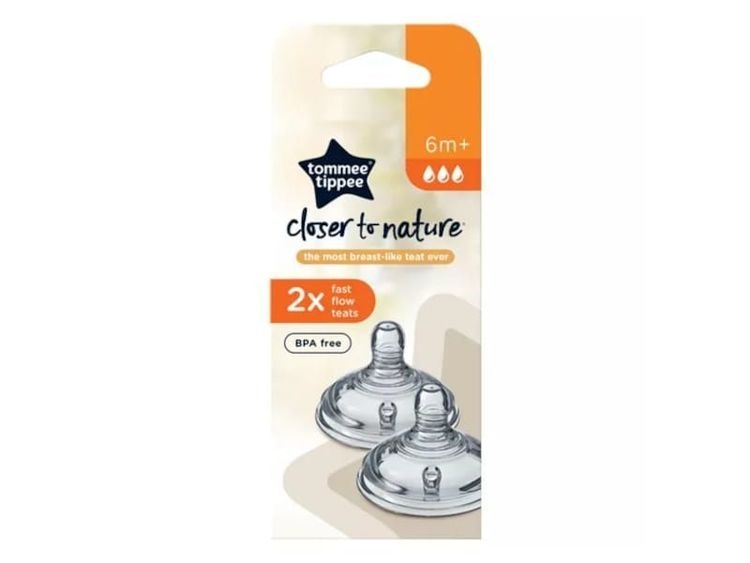 TOMMEE TIPPEE SMOCZEK SILIKONOWY 6+ ŚREDNI